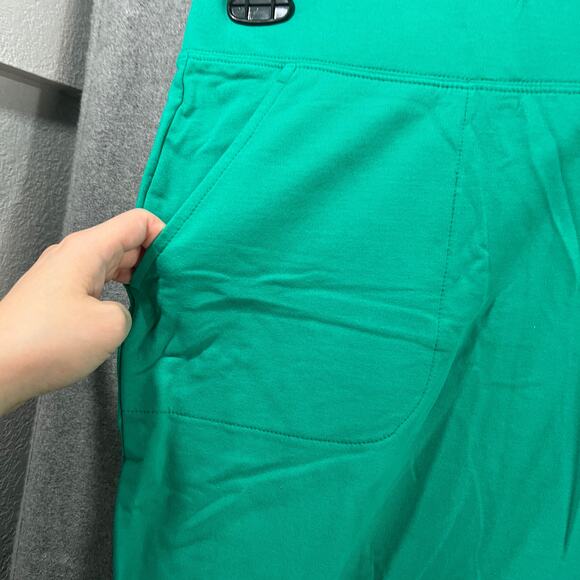 Sport Savvy Petite French Terry Straight Leg Ankle Pant Jade, Petite 5X - Picture 7 of 8